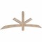 Ekena Millwork Alberta Smooth Timber Gable Bracket, Douglas Fir, 84"W x 24"H x 1 1/2"D x 3 1/2"F, 7/12 Pitch GBW084X24X0204ALB00SDF - alternate 3